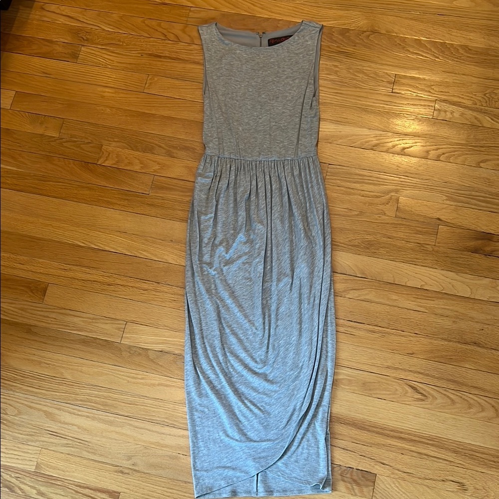 Alice and Olivia Grey Sleeveless Maxi Dress Size XS